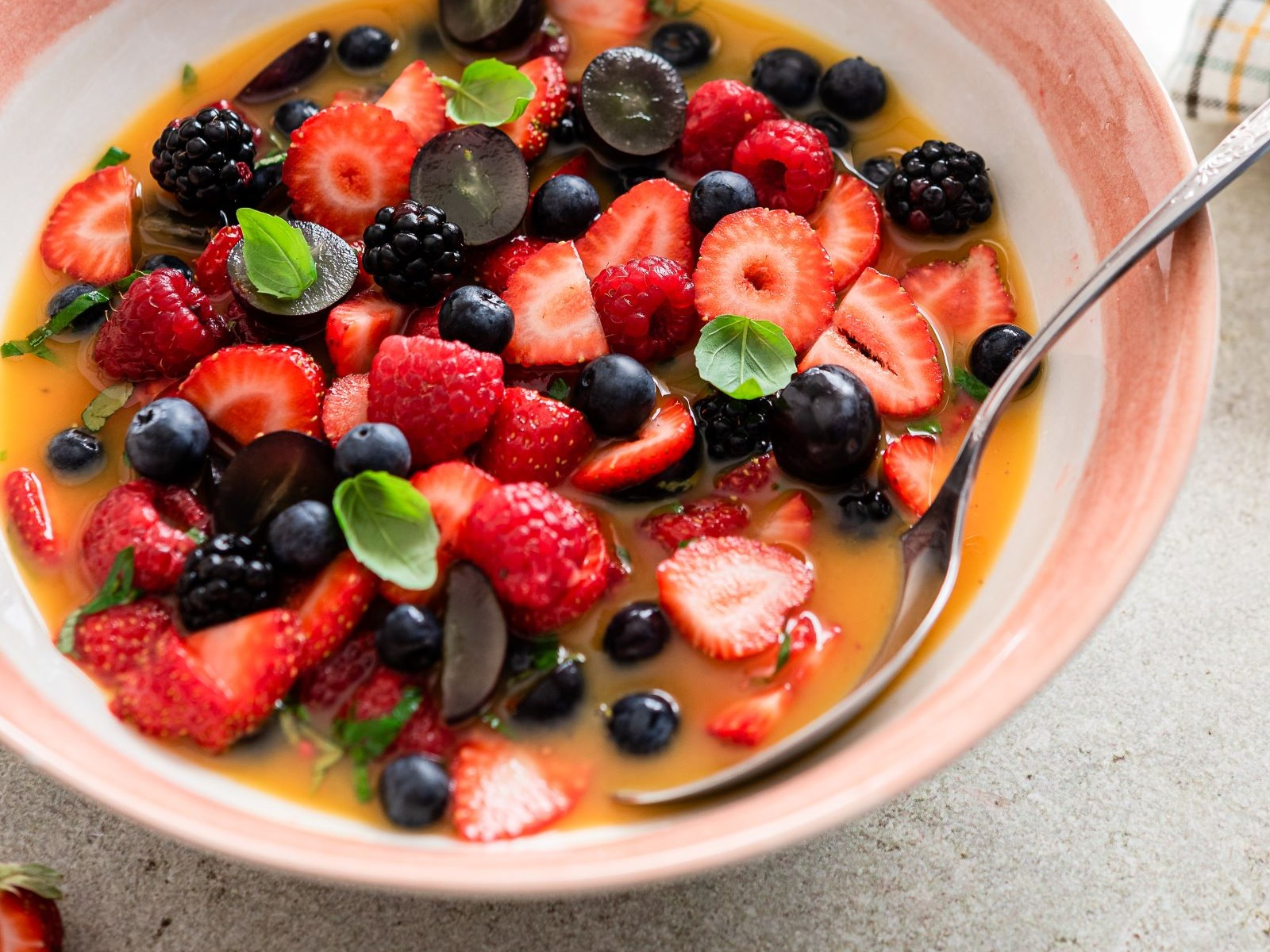 Salada de frutos vermelhos