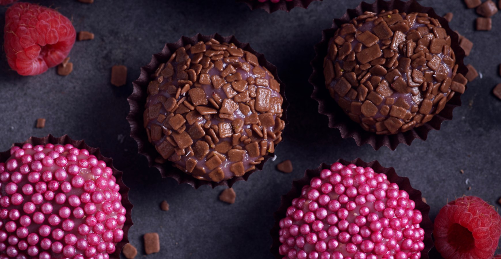 Brigadeiros De Framboesa