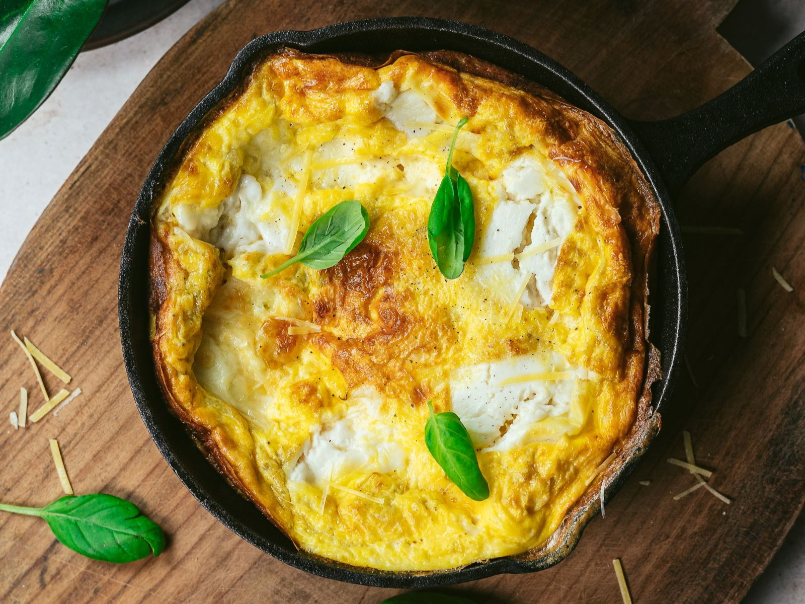 Frittata de 3 queijos