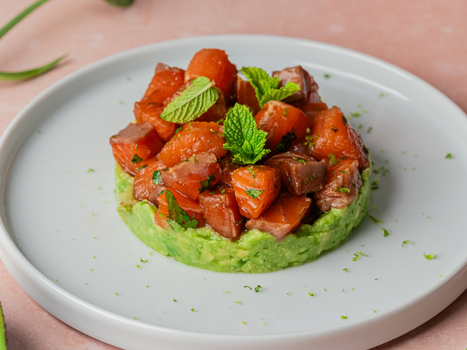 imagem de Tártaro de salmão com abacate