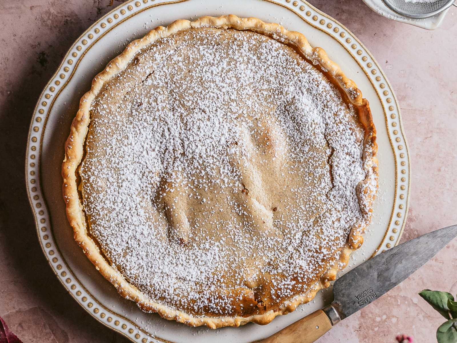 imagem de tarte de castanha