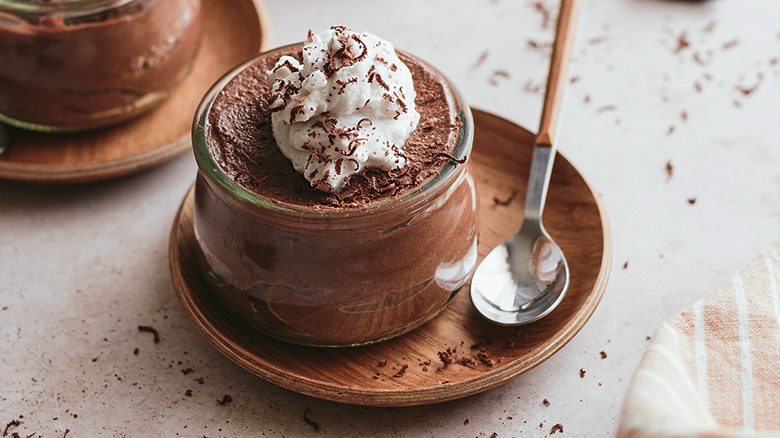 Mousse de Chocolate com Leite de Coco