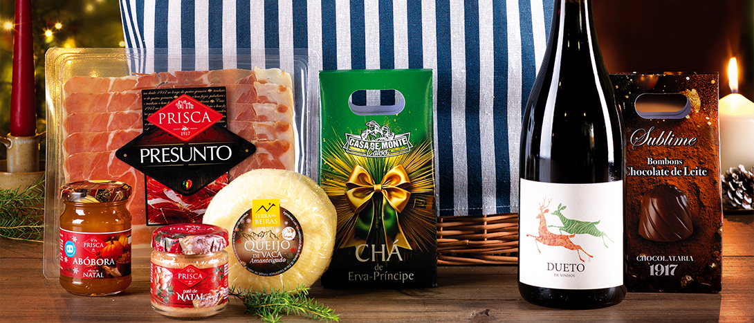 Cabazes de Natal para oferecer